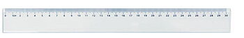 LINJAL 30 CM PLAST