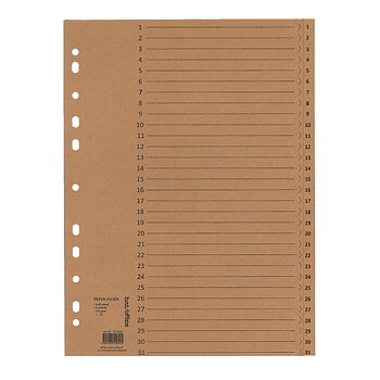 1-31 Register Kraftpapper 150g
