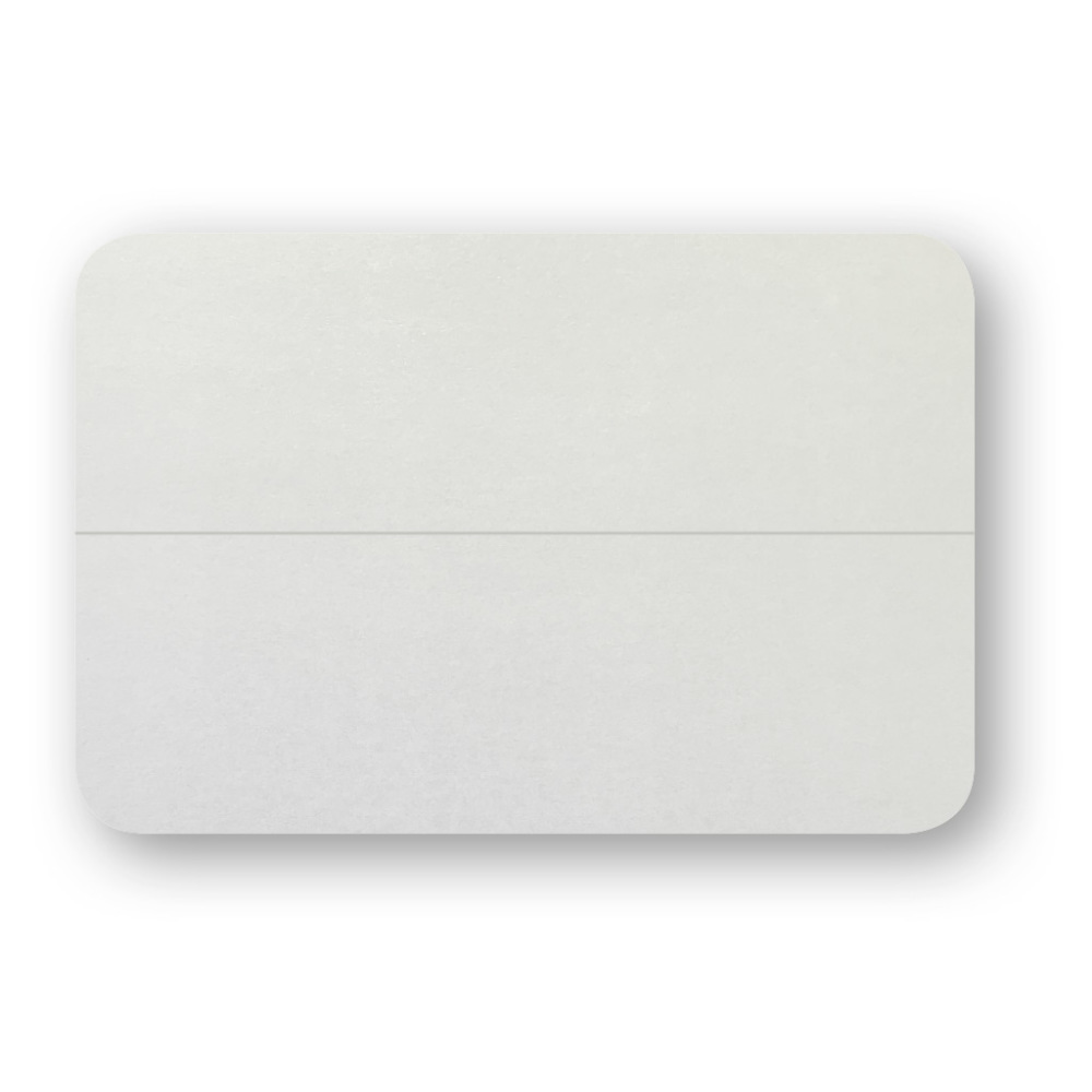 Placeringskort Dubbla 10-Pack Pärlemor Creme