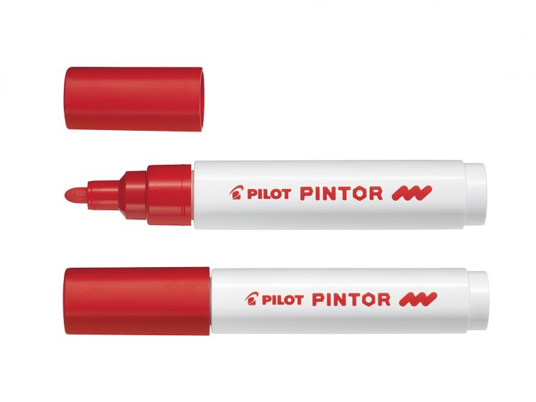 Pintor Marker Medium Röd