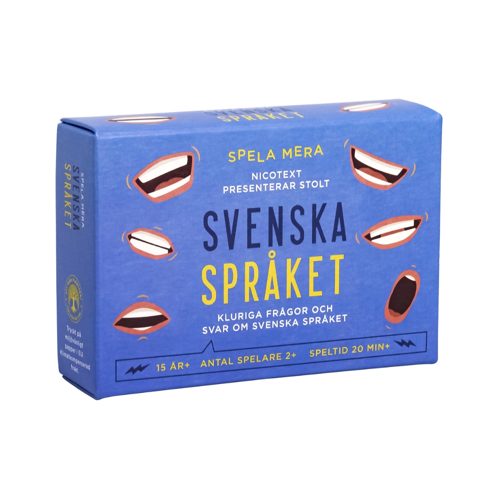 Spela mera svenska språket