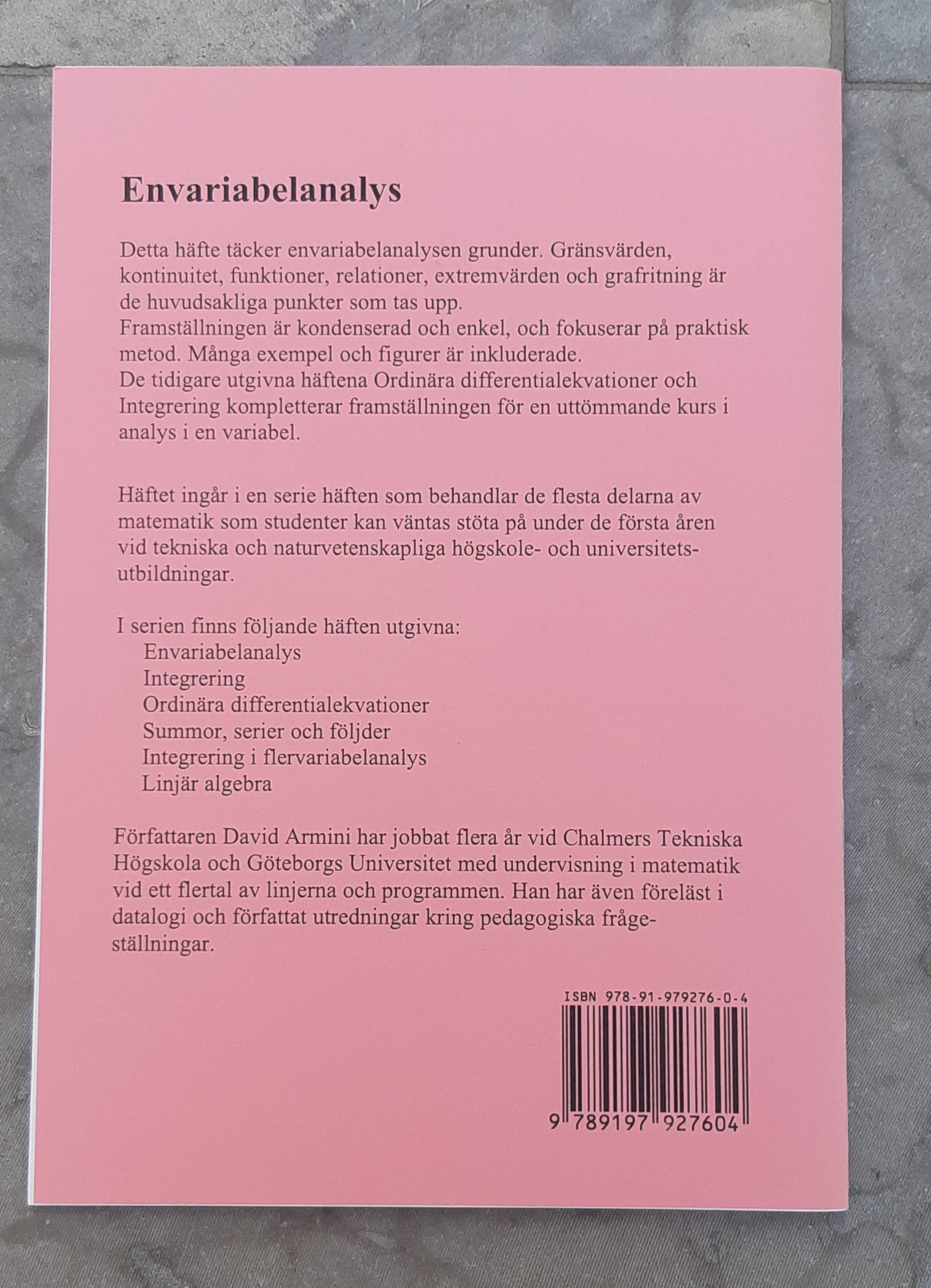 Envariabelanalys - 2