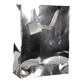 Gift bag silver L