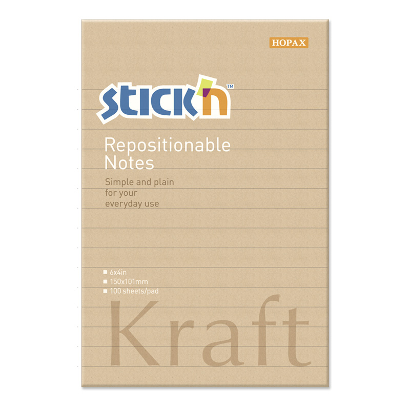 Kraftblock,150x101,linj., 100b