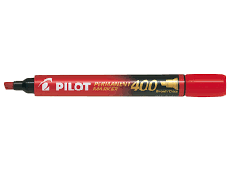 PERMANENT MARKER 400 RÖD