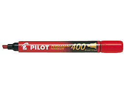PERMANENT MARKER 400 RÖD