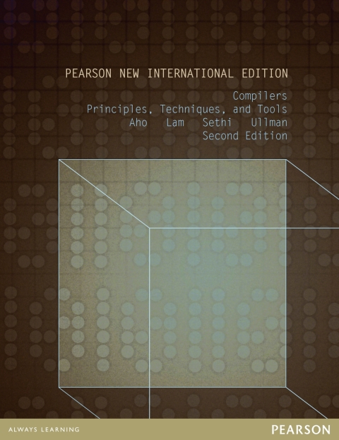 Compilers: Pearson New International Edition