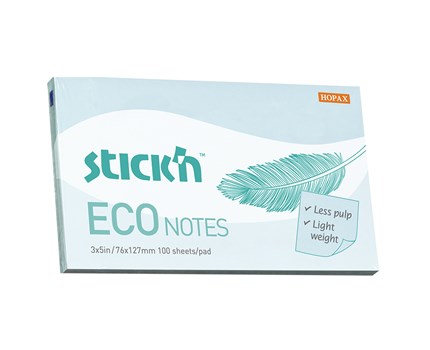 Notisblock ECO 100b 76x127 Blå