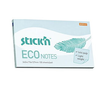 Notisblock ECO 100b 76x127 Blå