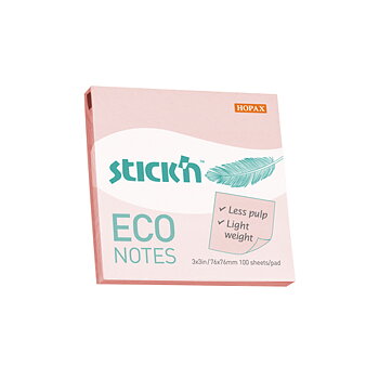 Notisblock ECO 76x76 Rosa