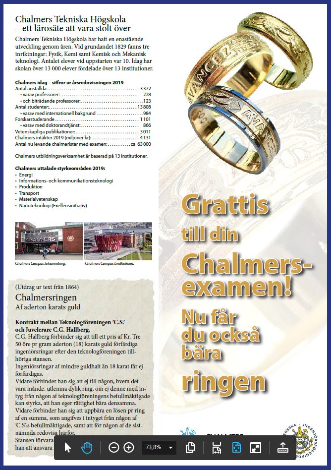 The Chalmers ring  - 2