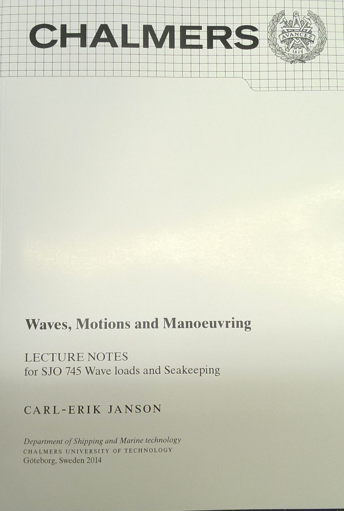 Waves, Motions and Manoeuvring