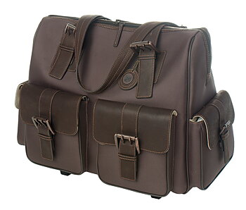 Jack brown rolling satchel