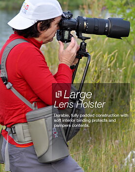 Large Lens Holster - Grey