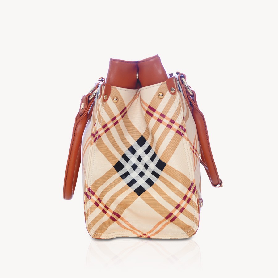 Valise - Tan plaid - 4