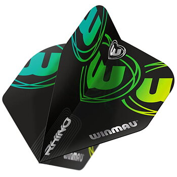 Winmau Mega Black & Green Standard NO2