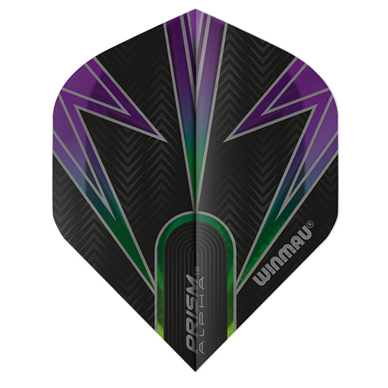 Winmau Alpha Svarta & Lila Standard NO2