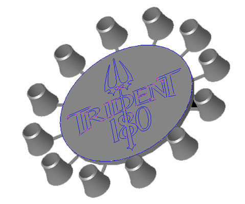 Winmau Trident 180 - Silver - 2