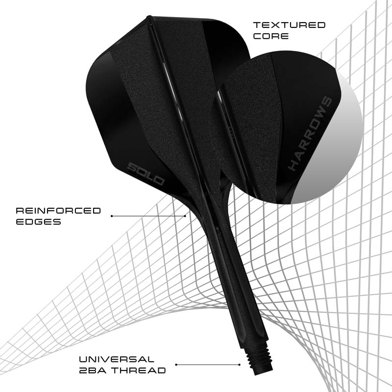 Harrows Solo Shape/NO6 Svarta Medium - 4