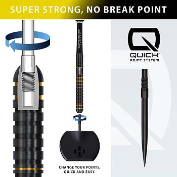 Harrows Dave Chisnall Series 3 Quick Point 90% 25g