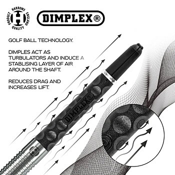 Harrows Dimplex Nylon Short White 34mm