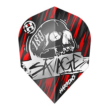 Harrows Savage Röda/Silver Shape NO6