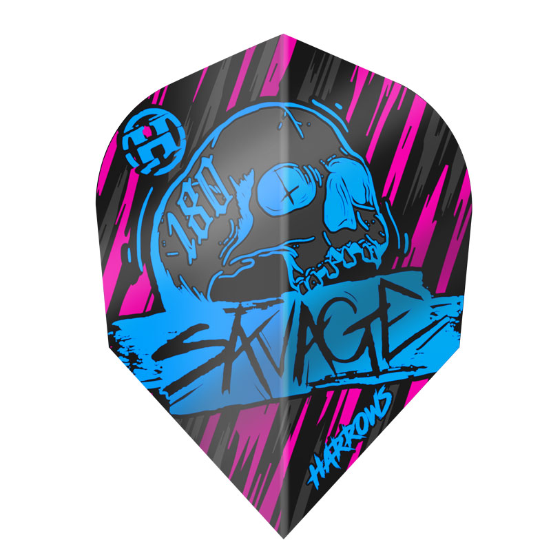 Harrows Savage Aqua/Rosa Shape NO6