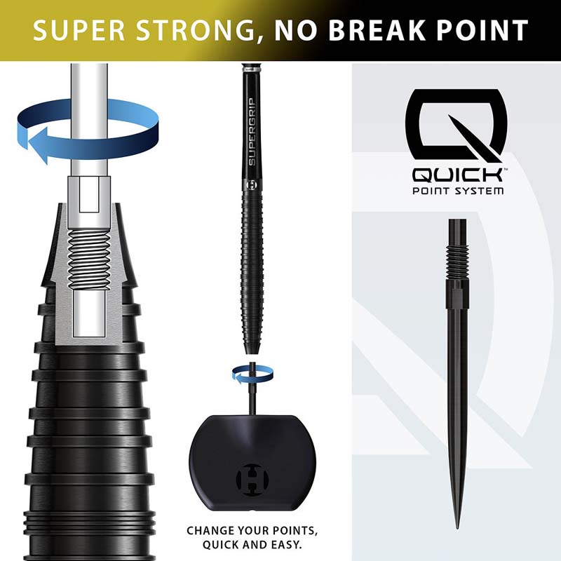 ロッド Black Arrow 91XB Various Plugs Ultimate Harrows NX90 Black Quick Point 90% 24g - Dartstore Sweden