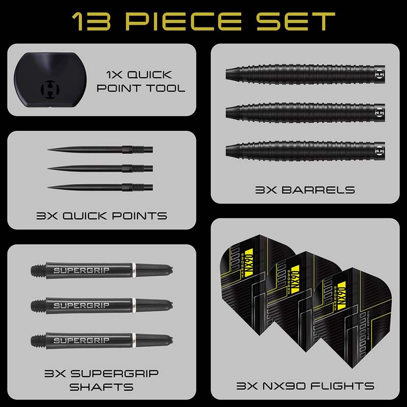 Harrows NX90 Black Quick Point 90% 26g - 3