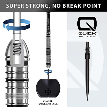 Harrows Supergrip Quick Point Tapered 90% 24g