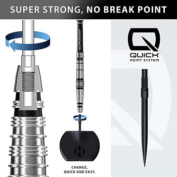 Harrows Supergrip Quick Point Torpedo 90% 23g
