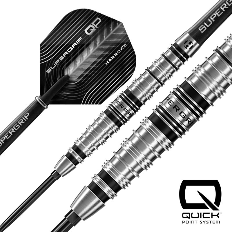 Harrows Supergrip Quick Point Torpedo 90% 24g - 3