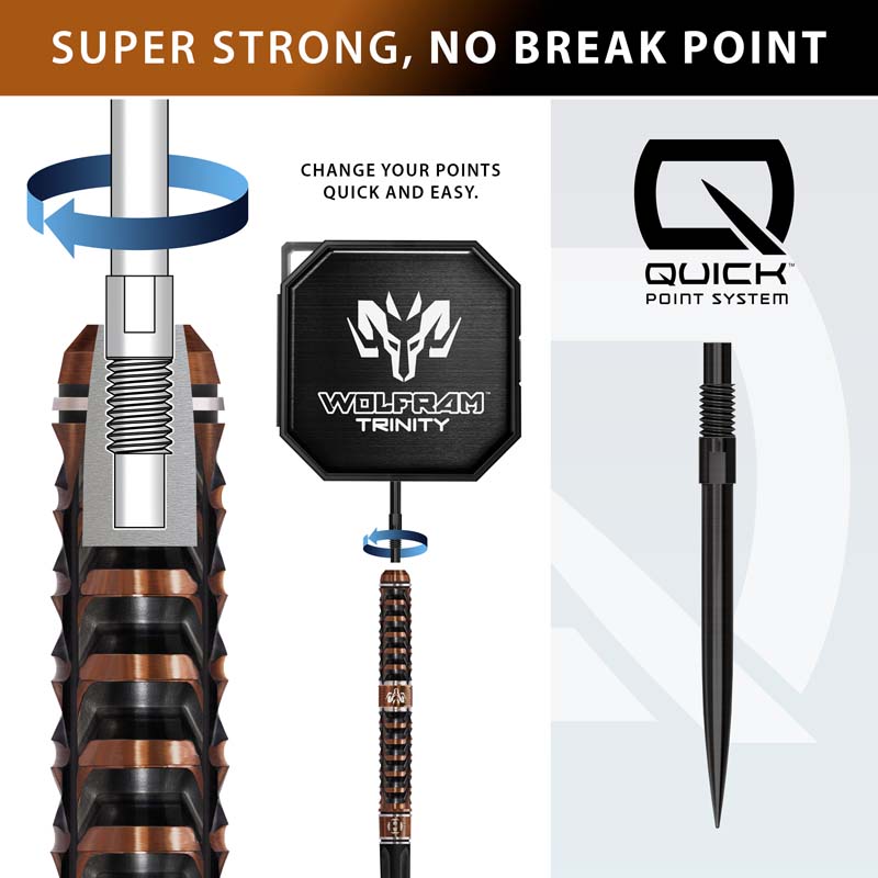 Harrows Wolfram Trinity Quick Point 97% 25g - 2