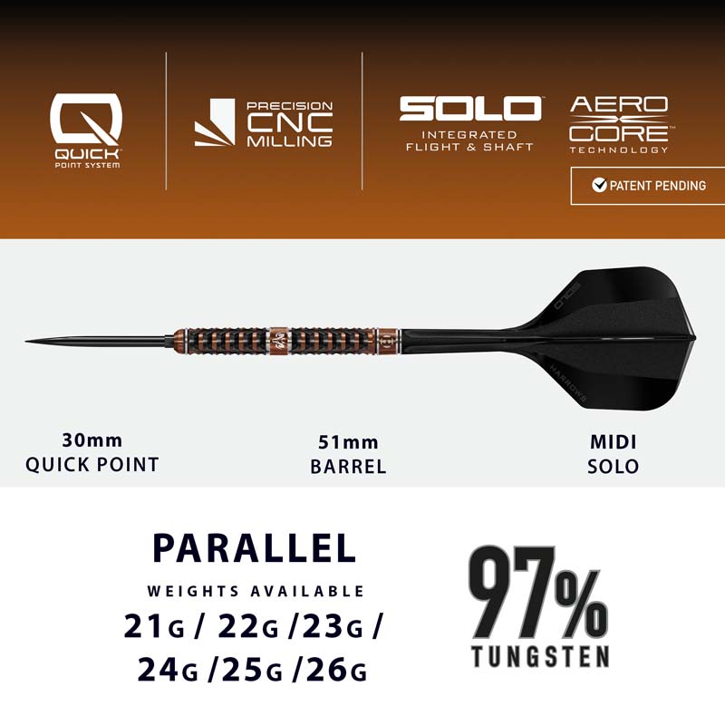 Harrows Wolfram Trinity Quick Point 97% 25g - 4