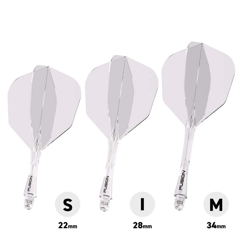 Winmau Fusion Shape/NO6 Clear 34mm Medium - 2