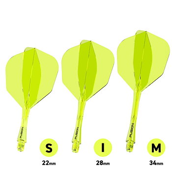 Winmau Fusion Shape/NO6 Yellow 28mm Inbetween