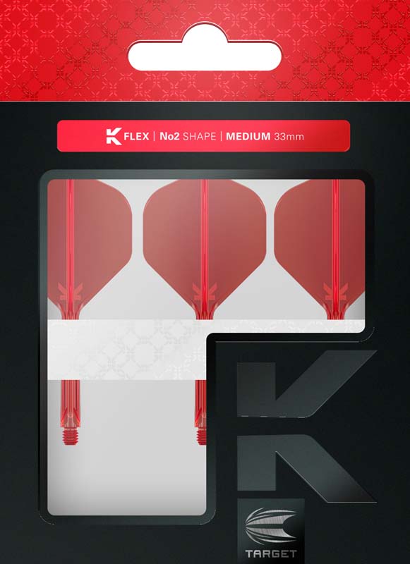 Target K-Flex Standard/NO2 Röda 33mm Medium - 3