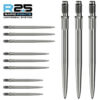 Mission R2.5 Rapid SM1 Dartspetsar Silver 40mm
