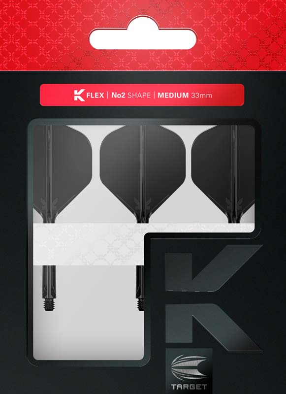 Target K-Flex Standard/NO2 Svarta 33mm Medium - 3