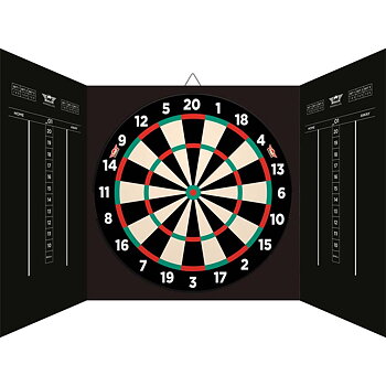 Bulls NL Magnetic Paper Dartboard Cabinet Set