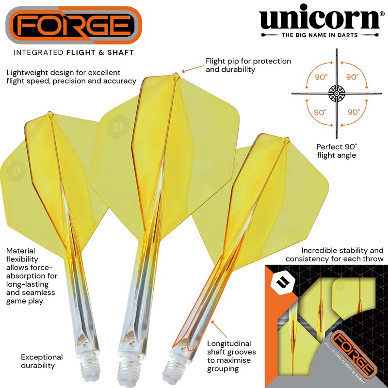 Unicorn Forge Clear & Gul Plus Shape/Long - 5