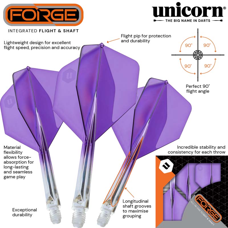 Unicorn Forge Clear & Lila Plus Shape/Long - 5