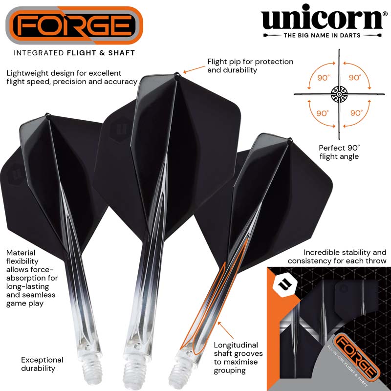 Unicorn Forge Clear & Svart Plus Shape/Long - 5