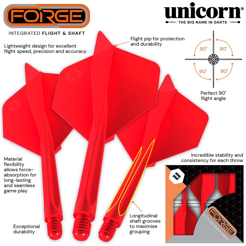 Unicorn Forge Röda Plus Shape/Long - 4