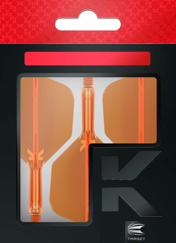 Target K-Flex Shape/NO6 Neon Orange 19mm Short - 3