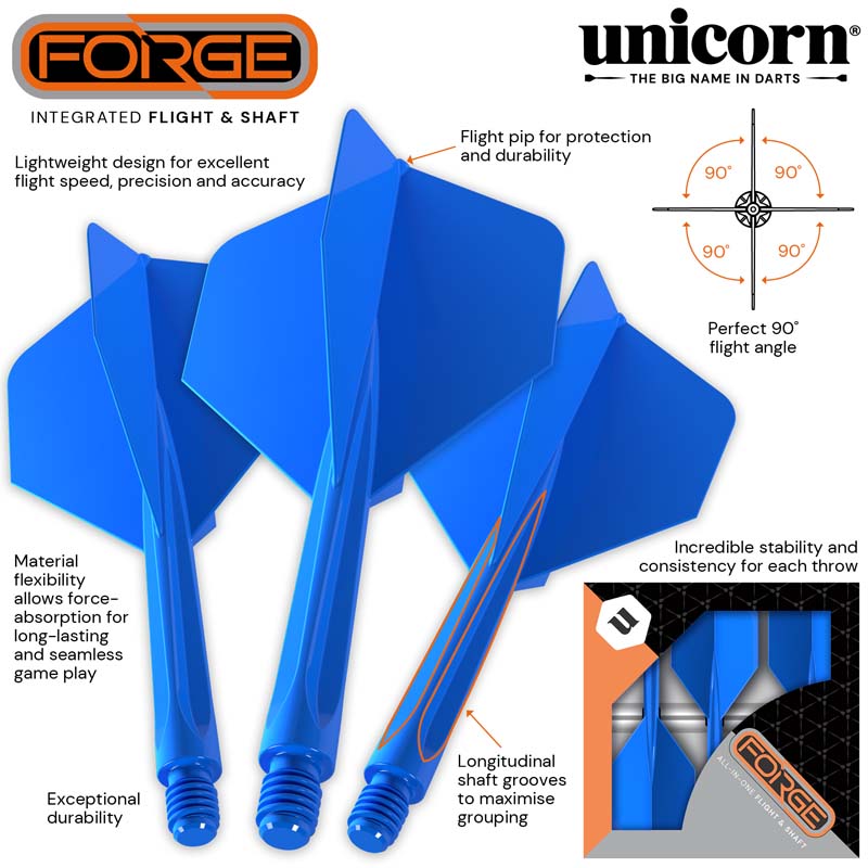 Unicorn Forge Blåa Plus Shape/Long - 4