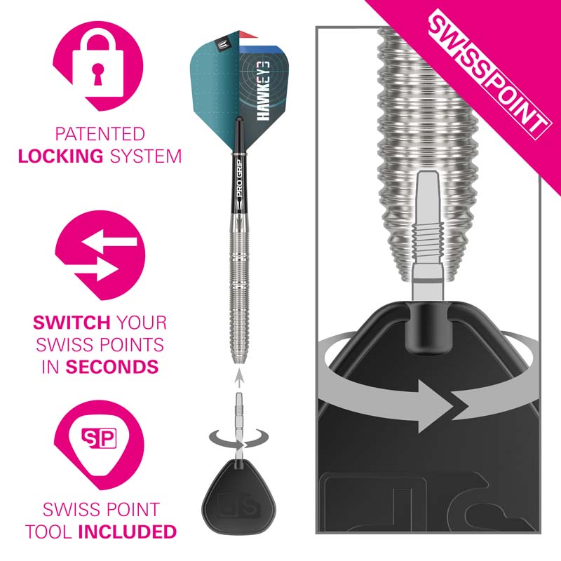 Target Darts Kevin Doets 23g SPシステム Target Kevin Doets Swiss Point 90% 23g - Dartstore Sverige AB