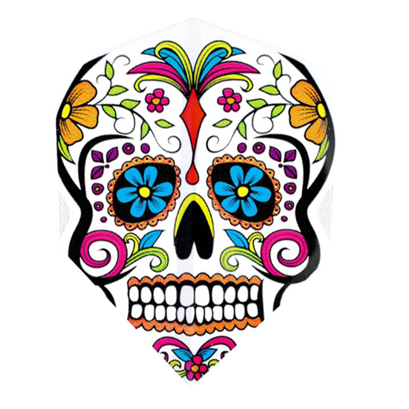 Harrows Quadro Graffiti Skull Flower Shape NO6