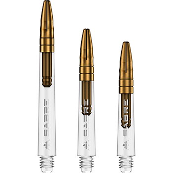 Mission Sabre Dartstolpar Clear/Guld Medium 49mm