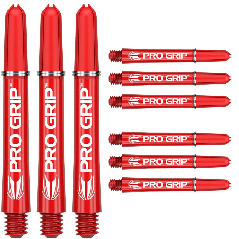 Target Pro Grip Red x 3 Set Short 34mm - 2